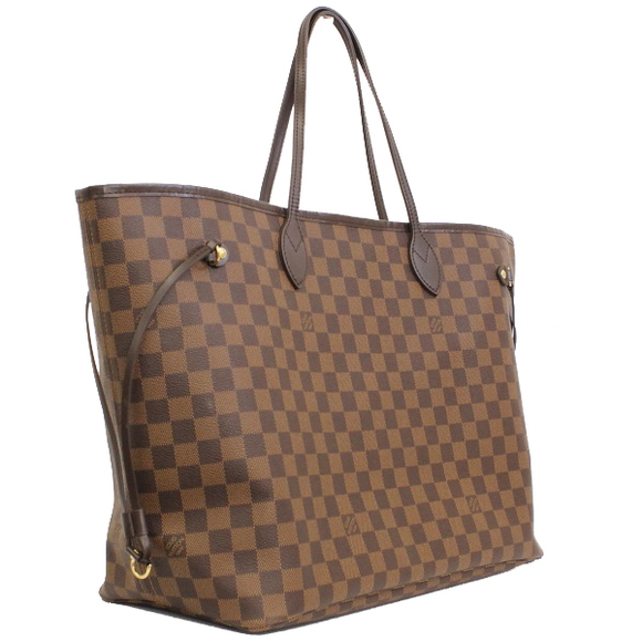 Louis Vuitton Neverfull GM Damier Shoulder Bag Brown - Picture 1 of 2